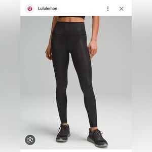 Lululemon Black Shine Leggings Size 2